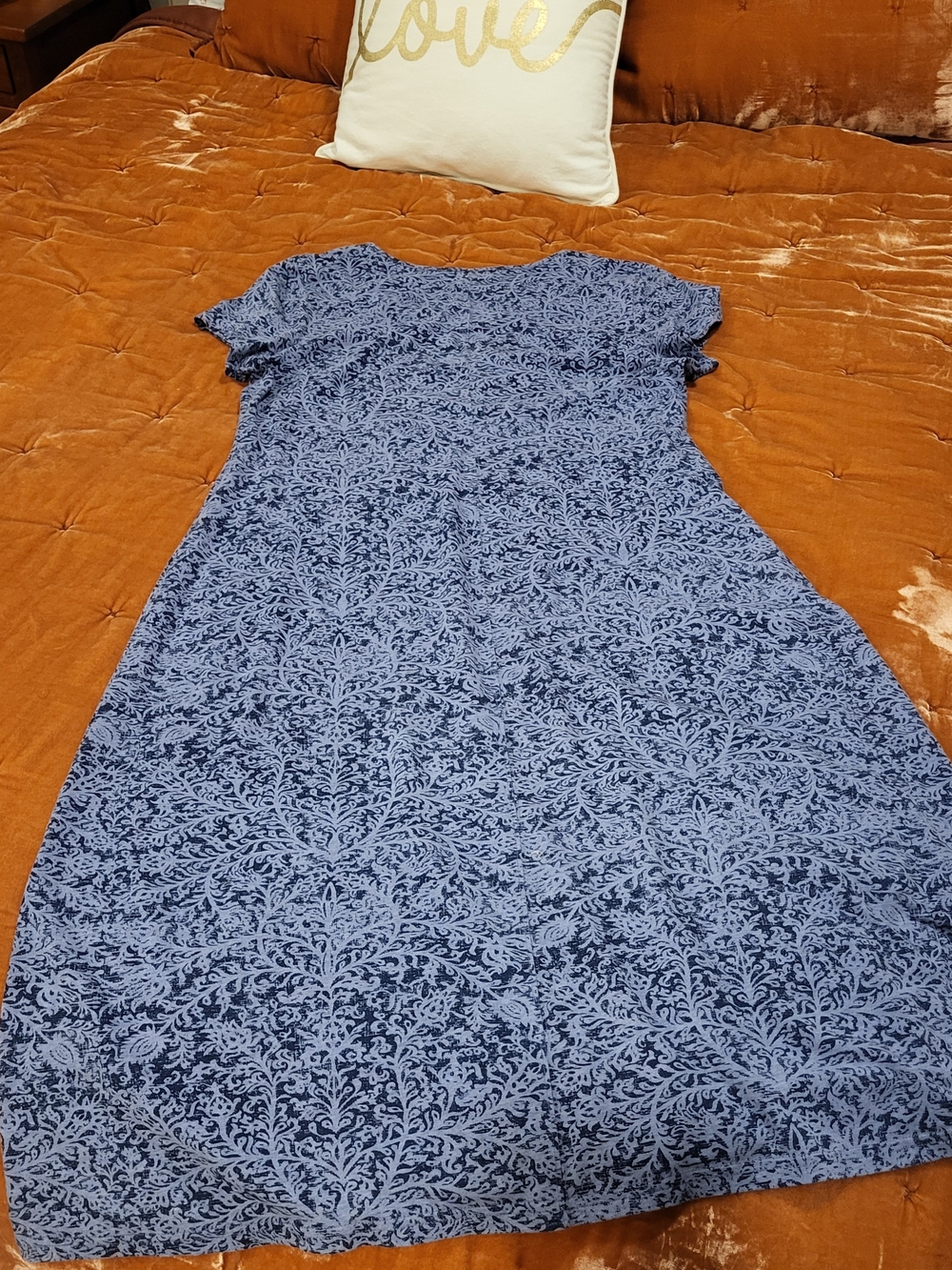 Peruvian Connection Blue Patterned Maxi Dress - Picture 2 of 7